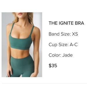 Women’s balance Athletica ignite bra and cloud pant size x-small